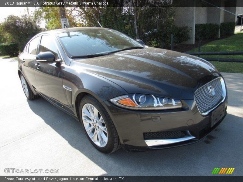 Stratus Grey Metallic / Warm Charcoal 2013 Jaguar XF 3.0