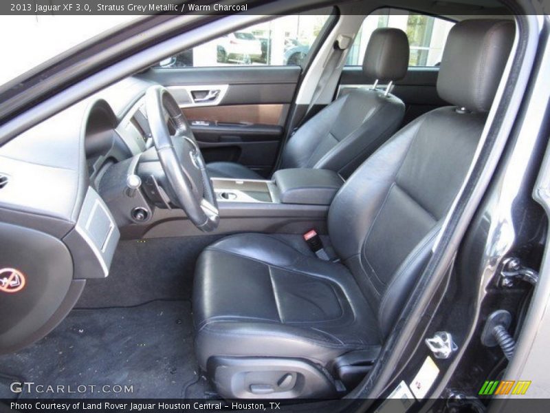 Stratus Grey Metallic / Warm Charcoal 2013 Jaguar XF 3.0
