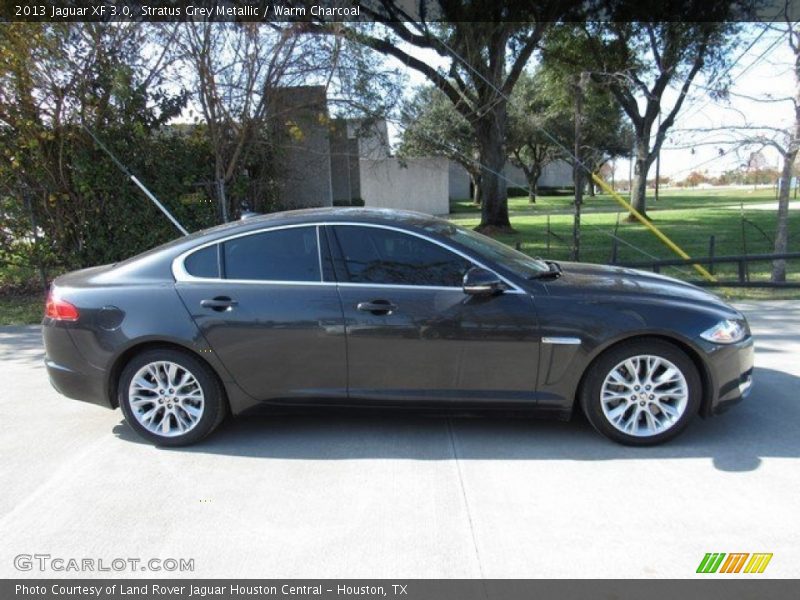 Stratus Grey Metallic / Warm Charcoal 2013 Jaguar XF 3.0