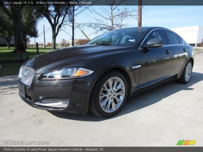 Stratus Grey Metallic / Warm Charcoal 2013 Jaguar XF 3.0