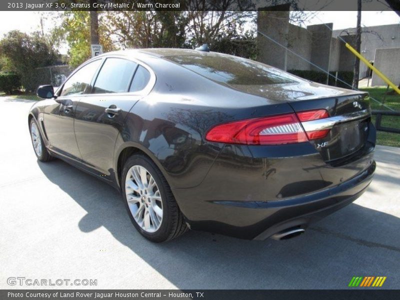 Stratus Grey Metallic / Warm Charcoal 2013 Jaguar XF 3.0