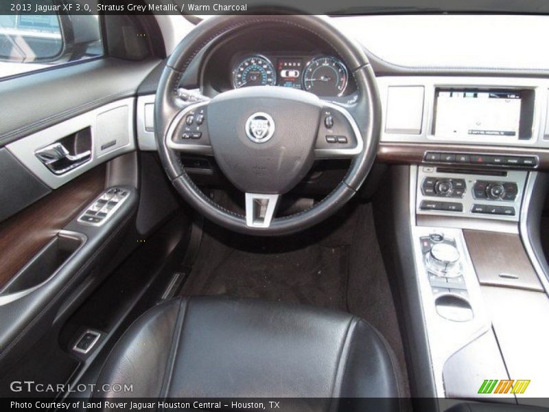 Stratus Grey Metallic / Warm Charcoal 2013 Jaguar XF 3.0