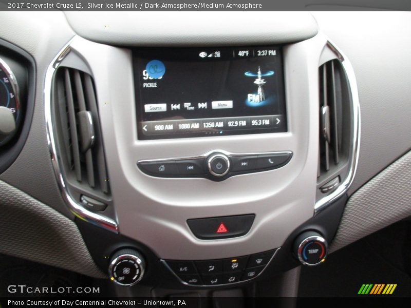 Silver Ice Metallic / Dark Atmosphere/Medium Atmosphere 2017 Chevrolet Cruze LS