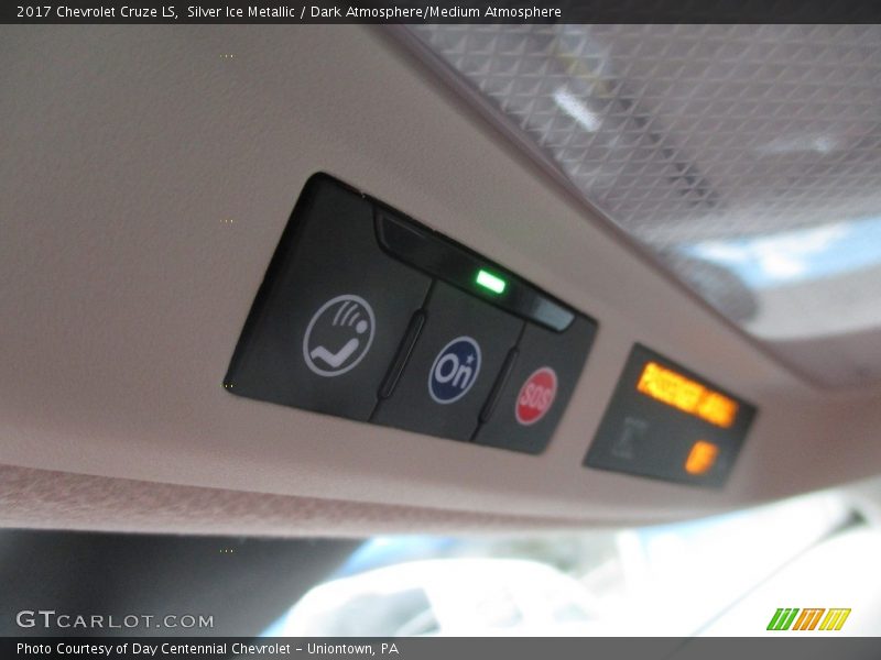 Silver Ice Metallic / Dark Atmosphere/Medium Atmosphere 2017 Chevrolet Cruze LS