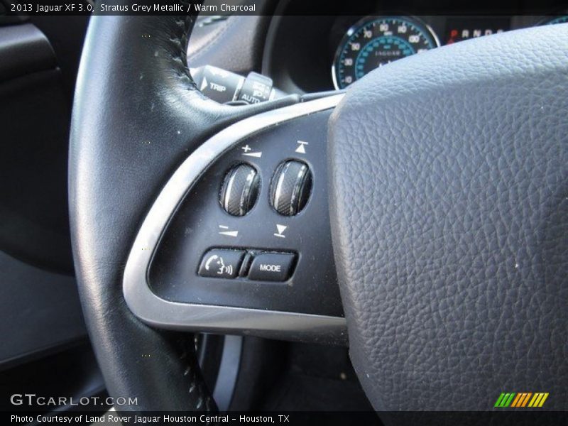 Stratus Grey Metallic / Warm Charcoal 2013 Jaguar XF 3.0