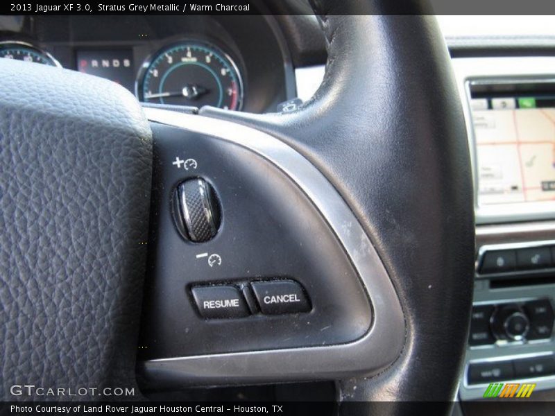 Stratus Grey Metallic / Warm Charcoal 2013 Jaguar XF 3.0