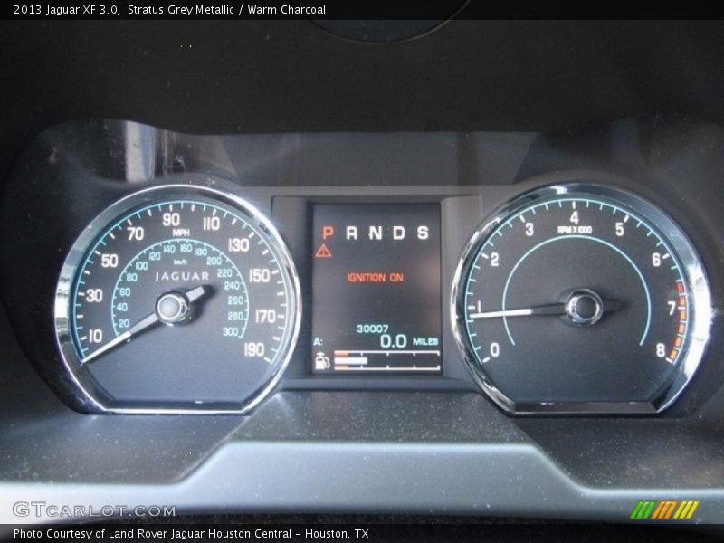 Stratus Grey Metallic / Warm Charcoal 2013 Jaguar XF 3.0