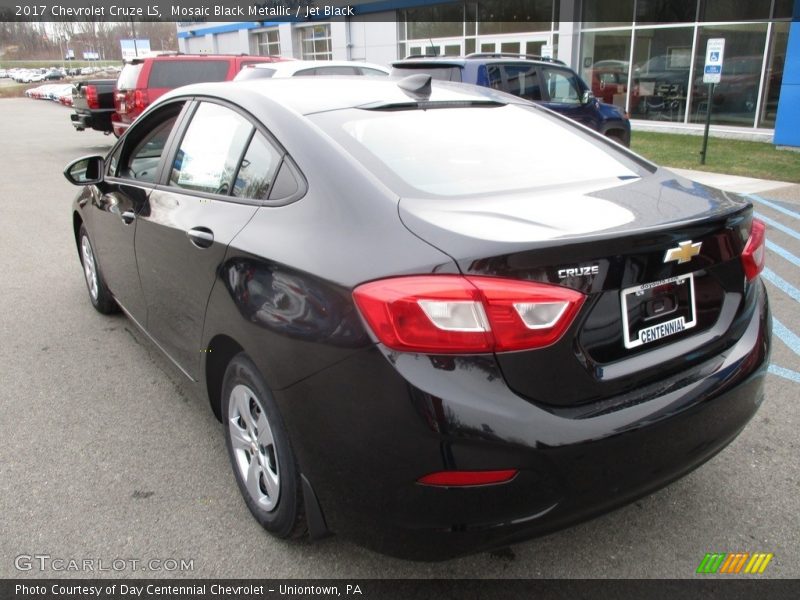Mosaic Black Metallic / Jet Black 2017 Chevrolet Cruze LS