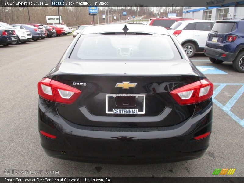 Mosaic Black Metallic / Jet Black 2017 Chevrolet Cruze LS