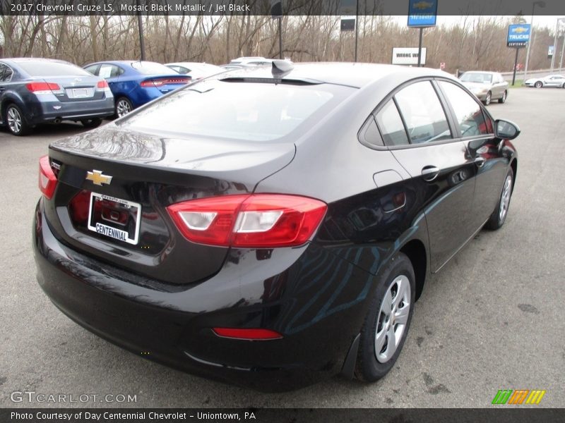 Mosaic Black Metallic / Jet Black 2017 Chevrolet Cruze LS