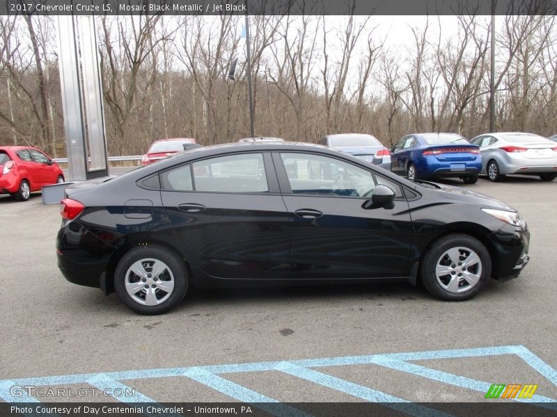 Mosaic Black Metallic / Jet Black 2017 Chevrolet Cruze LS