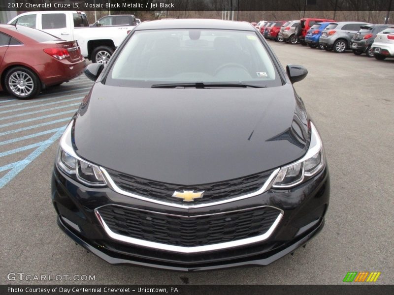 Mosaic Black Metallic / Jet Black 2017 Chevrolet Cruze LS