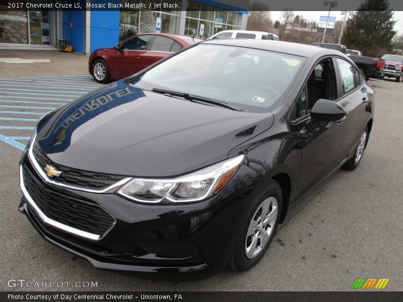 Mosaic Black Metallic / Jet Black 2017 Chevrolet Cruze LS
