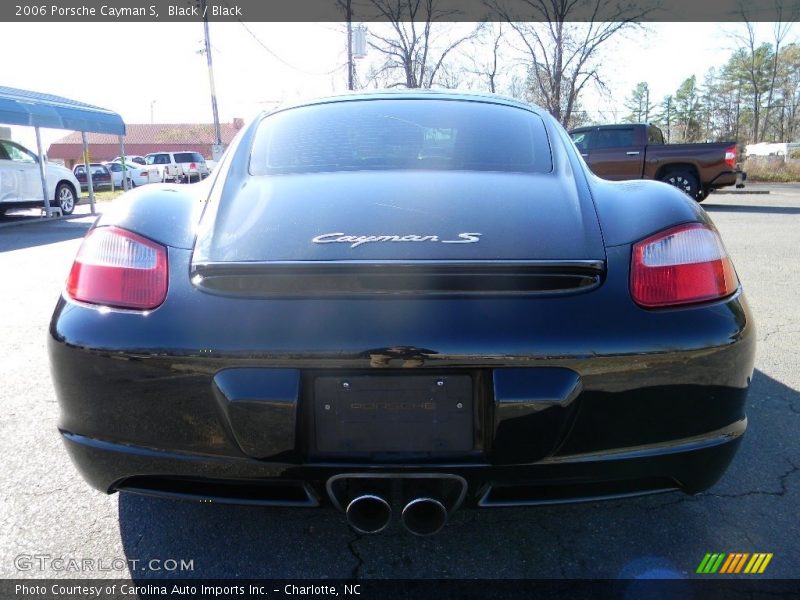 Black / Black 2006 Porsche Cayman S
