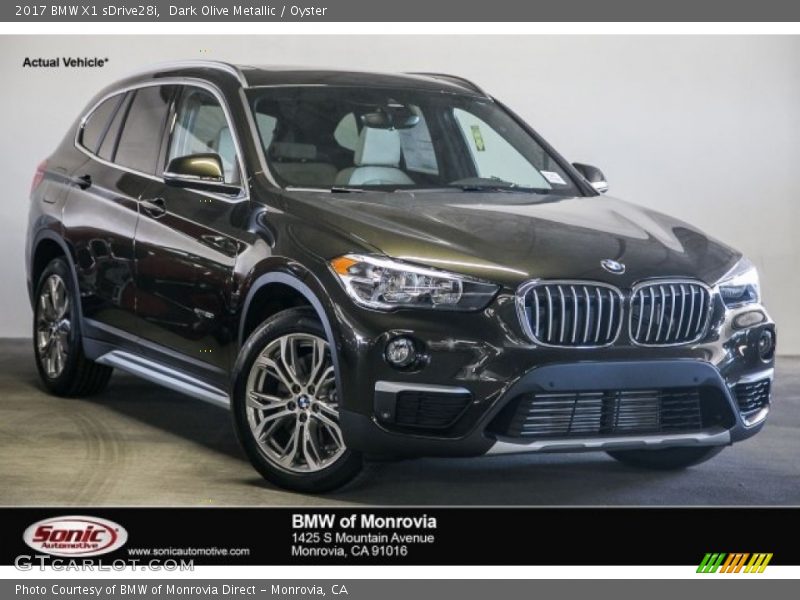 Dark Olive Metallic / Oyster 2017 BMW X1 sDrive28i