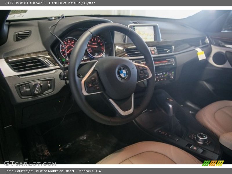 Dark Olive Metallic / Oyster 2017 BMW X1 sDrive28i