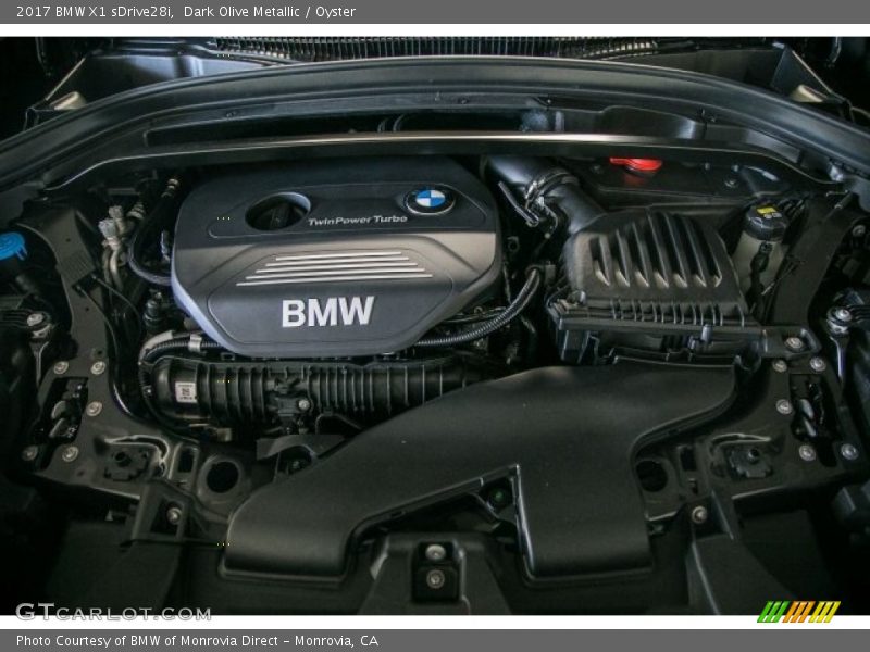 Dark Olive Metallic / Oyster 2017 BMW X1 sDrive28i
