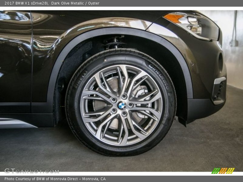 Dark Olive Metallic / Oyster 2017 BMW X1 sDrive28i