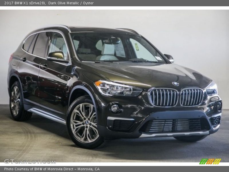 Dark Olive Metallic / Oyster 2017 BMW X1 sDrive28i