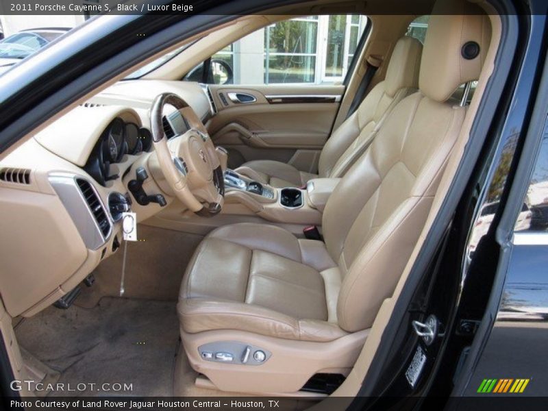 Black / Luxor Beige 2011 Porsche Cayenne S