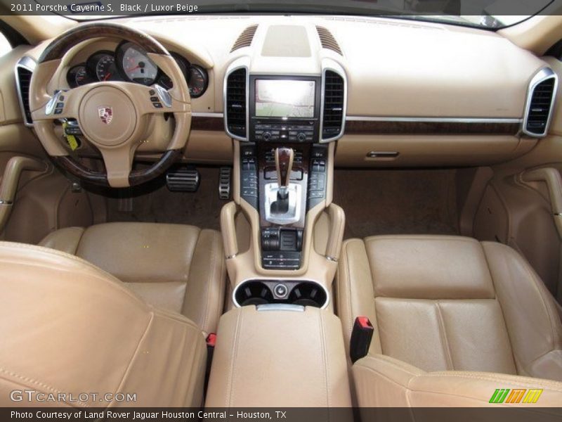 Black / Luxor Beige 2011 Porsche Cayenne S