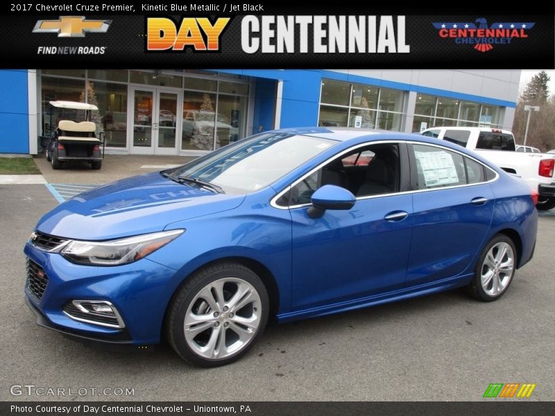 Kinetic Blue Metallic / Jet Black 2017 Chevrolet Cruze Premier