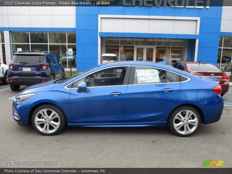 Kinetic Blue Metallic / Jet Black 2017 Chevrolet Cruze Premier