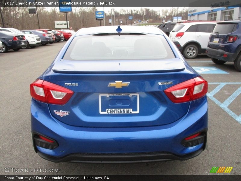 Kinetic Blue Metallic / Jet Black 2017 Chevrolet Cruze Premier