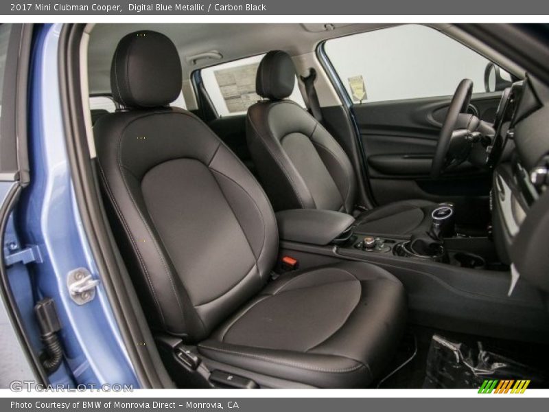 Digital Blue Metallic / Carbon Black 2017 Mini Clubman Cooper