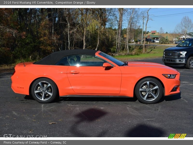  2016 Mustang V6 Convertible Competition Orange