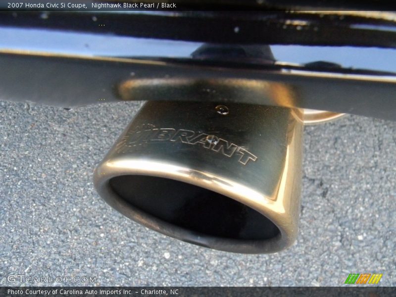 Nighthawk Black Pearl / Black 2007 Honda Civic Si Coupe