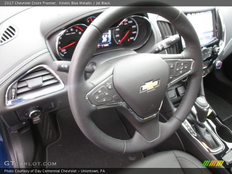 Kinetic Blue Metallic / Jet Black 2017 Chevrolet Cruze Premier