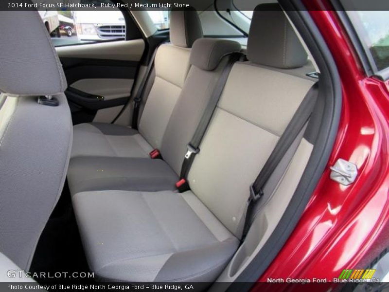 Ruby Red / Medium Light Stone 2014 Ford Focus SE Hatchback