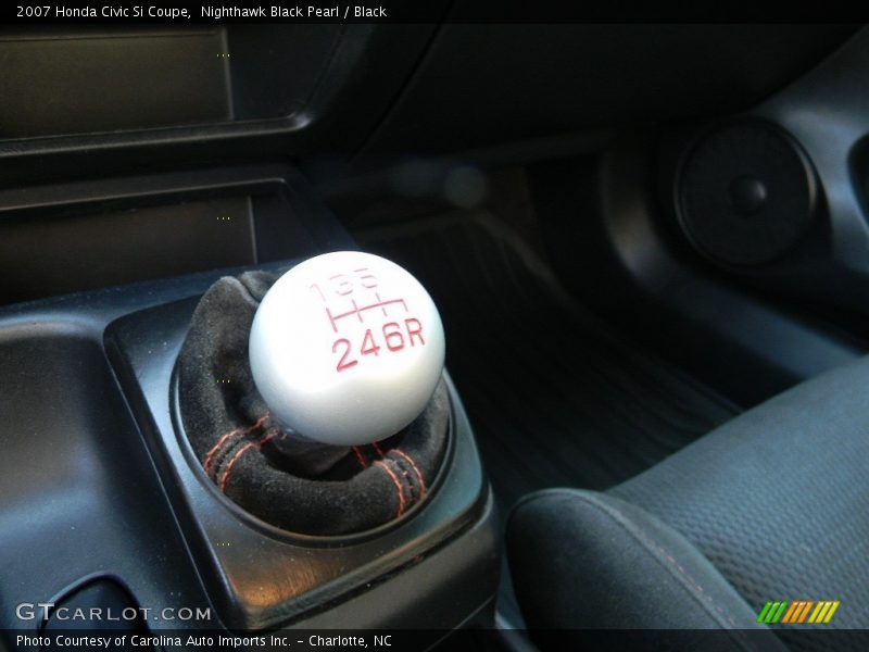 Nighthawk Black Pearl / Black 2007 Honda Civic Si Coupe