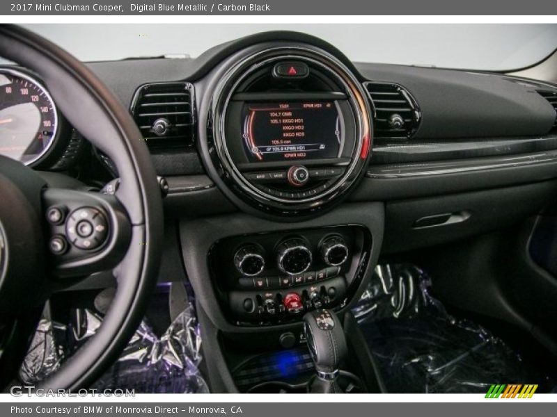 Digital Blue Metallic / Carbon Black 2017 Mini Clubman Cooper