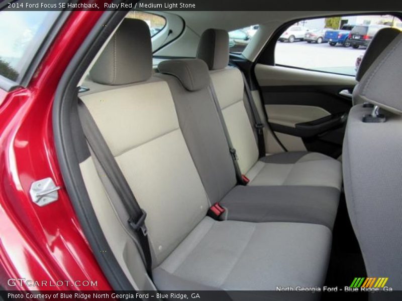 Ruby Red / Medium Light Stone 2014 Ford Focus SE Hatchback