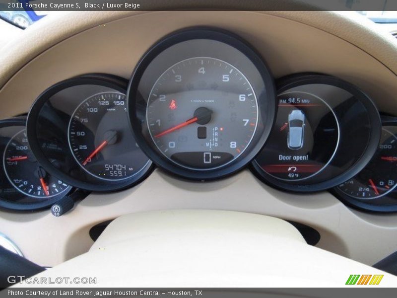 Black / Luxor Beige 2011 Porsche Cayenne S