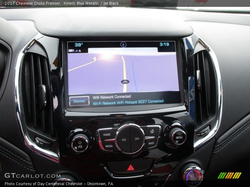 Kinetic Blue Metallic / Jet Black 2017 Chevrolet Cruze Premier