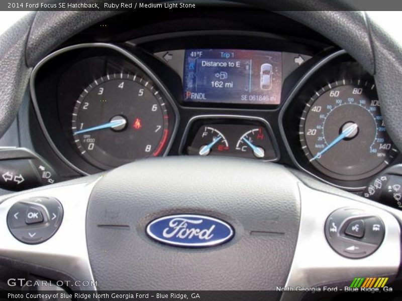 Ruby Red / Medium Light Stone 2014 Ford Focus SE Hatchback