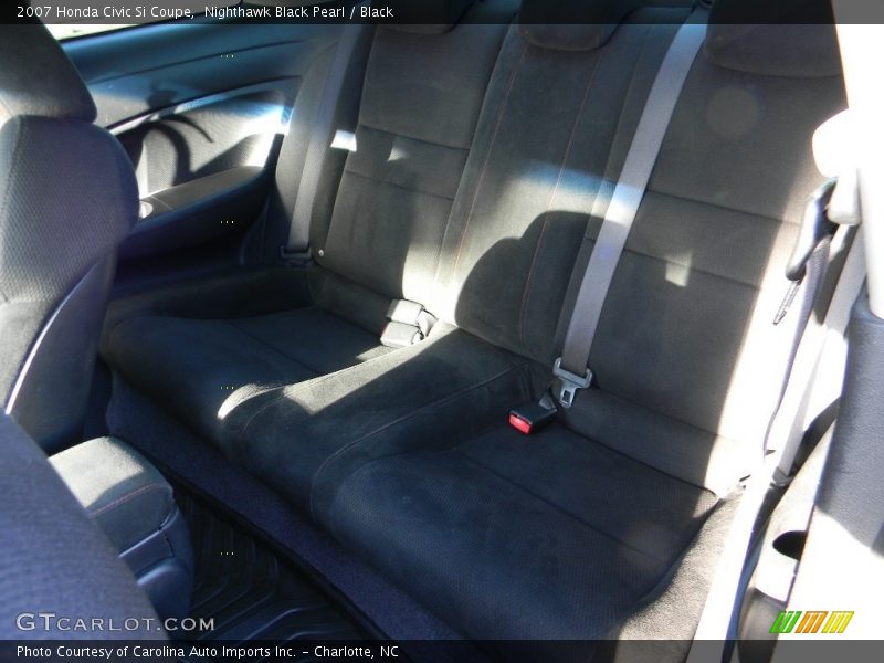 Nighthawk Black Pearl / Black 2007 Honda Civic Si Coupe