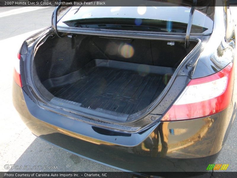 Nighthawk Black Pearl / Black 2007 Honda Civic Si Coupe
