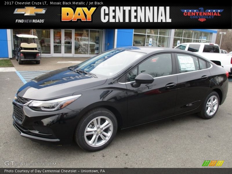 Mosaic Black Metallic / Jet Black 2017 Chevrolet Cruze LT