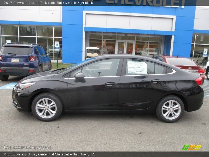 Mosaic Black Metallic / Jet Black 2017 Chevrolet Cruze LT