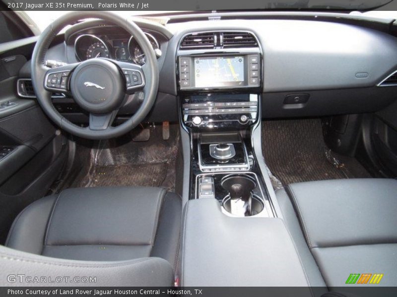 Polaris White / Jet 2017 Jaguar XE 35t Premium
