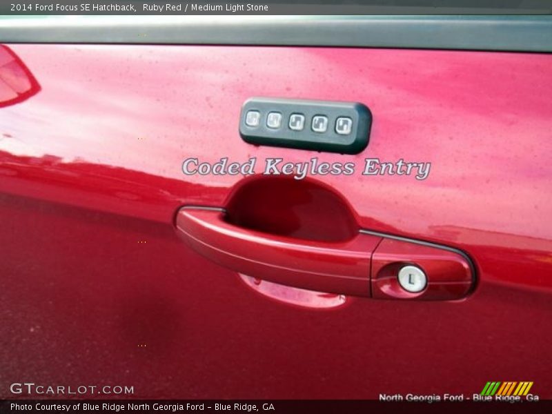 Ruby Red / Medium Light Stone 2014 Ford Focus SE Hatchback