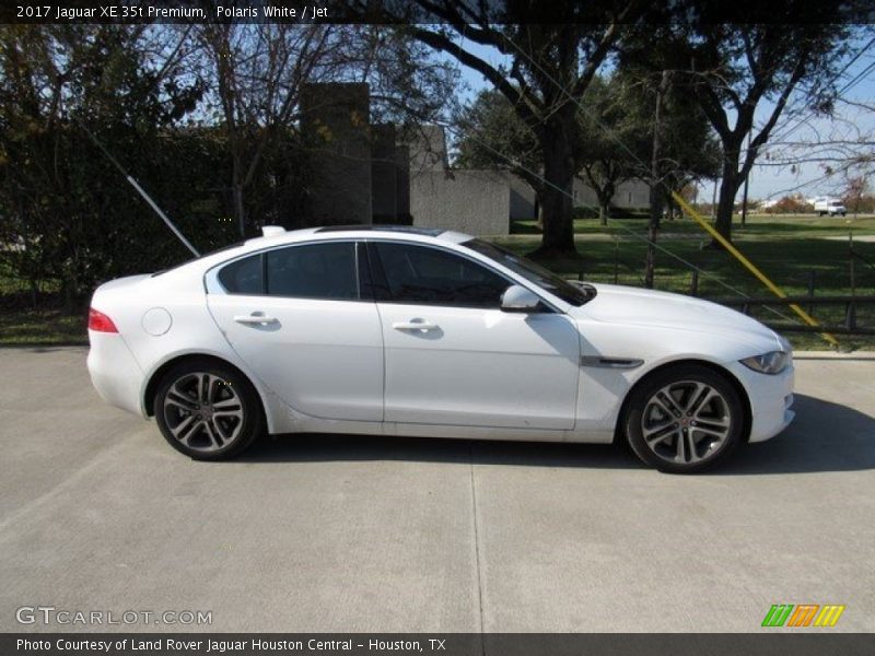 Polaris White / Jet 2017 Jaguar XE 35t Premium