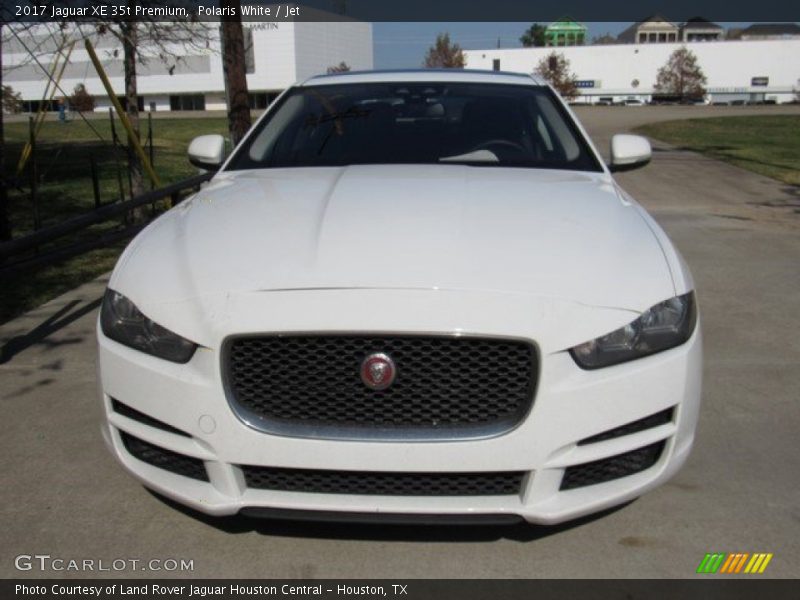 Polaris White / Jet 2017 Jaguar XE 35t Premium