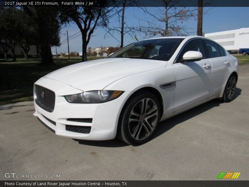 Polaris White / Jet 2017 Jaguar XE 35t Premium