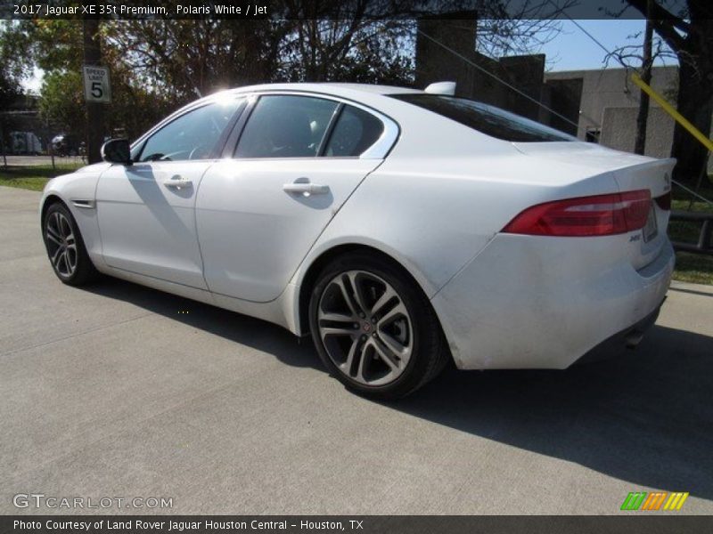 Polaris White / Jet 2017 Jaguar XE 35t Premium
