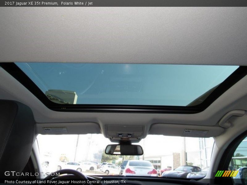 Polaris White / Jet 2017 Jaguar XE 35t Premium